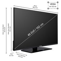Telefunken 40 Zoll Fernseher XF40N750M Full HD Fernseher (102 cm) mit integriertem Triple-Tuner