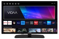 Telefunken Fernseher 32 Zoll Smart TV VIDAA XF32VP750M Full HD Fernseher HDR TV mit Triple-Tuner