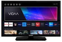 Telefunken Fernseher 24 Zoll Smart TV VIDAA XH24VP550M HD Fernseher HDR TV mit Triple-Tuner
