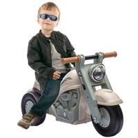 Kinder Motorrad Rutschauto mit Musik, Kinderfahrzeug, 1,5V Kinderauto mit Blasen