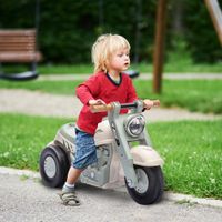 Kinder Motorrad Rutschauto mit Musik, Kinderfahrzeug, 1,5V Kinderauto mit Blasen