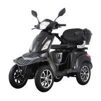 Elektromobil VISTA 25 km/h – 4-rädriges Seniorenmobil mit COC-Zulassung Schwarz