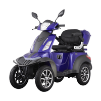 Elektromobil VISTA 25 km/h – 4-rädriges Seniorenmobil mit COC-Zulassung Blau