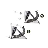 Kickback Fußball Rebounder 124x90cm