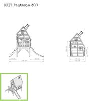 Fantasia 300 Holzspielhaus - naturel