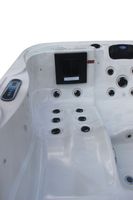 Outdoor Whirlpool Spa TINO PRO mit Isolierung Weiß Silber Marmoriert  195cm x 127cm