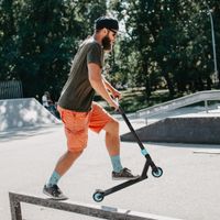HOMCOM Stunt Scooter, Stuntscooter mit ABEC 9 Kugellagern, Kickscooter
