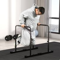 Dip Barren Bars 2er Set 80-100 cm Rutschfest Dip Station für Muskeltraining