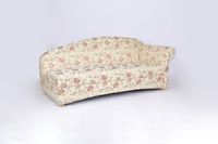 3-Sitzer Sofa Loretta mit rechter Armlehne, ca. 193 x 83 x 85 cm – Blumenmuster