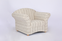 Polstersessel Loretta, ca. 110 x 84 x 84 cm – Grau