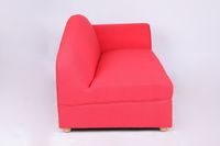 3-Sitzer Sofa Loretta mit rechter Armlehne, ca. 193 x 83 x 85 cm - Rosa