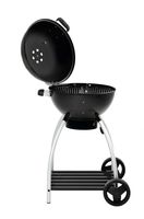 Holzkohlegrill Sport F50 aus Stahl, ca. B 67,5 x T 67 x H 105,5 cm - Schwarz