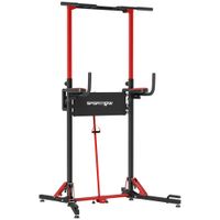 SPORTNOW Kraftturm höhenverstellbar 127-223 cm, Multifunktionale Power Tower