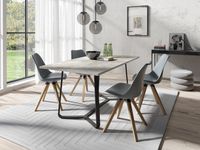 TALEA Tisch, Breite 140 cm, Gestell schwarz, Tischplatte