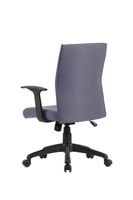 ROCKET Chefsessel, Kunststoff schwarz, Webstoffbezug