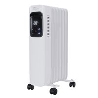Ölradiator TT-OR 307 Weiß – WiFi, LCD, 7 Rippen