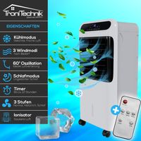 Luftkühler  5in1 Ventilator, inkl. Fernbedienung, Filter, Wasserkühlung