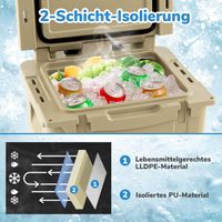 43L Kühlbox mit Rädern, Isolierbox mobil