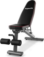 Hantelbank klappbar, Fitnessbank verstellbar, Trainingsbank für zuhause multifunktion