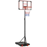 Basketballkorb Outdoor, 178-208 cm Verstellbare Korbhöhe, für Jugendliche