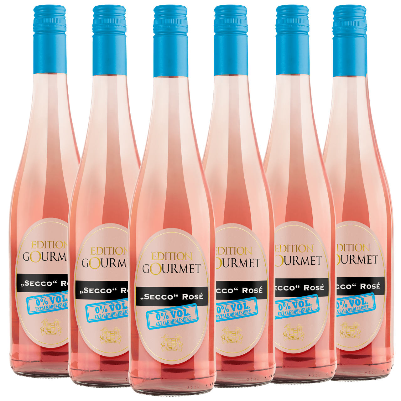 Edition Gourmet Secco Rosé 0,0% Vol. entalkoholisiert6er Karton