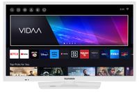 Telefunken Fernseher 24 Zoll Smart TV VIDAA XH24VP550M-W HD Fernseher HDR TV mit Triple-Tuner