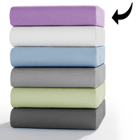 Jersey-Spannbetttuch ca. 90 - 100x200 cm
