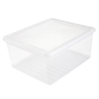 Aufbewahrungsbox 18 Liter 2er- Set, ca. 39x33,5x18 cm- Transparent