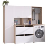 Parisot, Laundry 2, Waschmaschinenumbauschränke Set