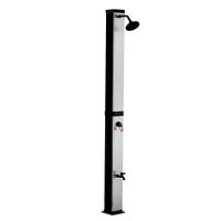 Home Deluxe Solardusche OLYMP - Gebürstetes Nickel/Schwarz