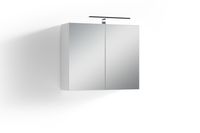SPREE Spiegelschrank, weiß, Spiegelglas