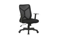BONE Chefsessel, Kunststoff schwarz, Mesh