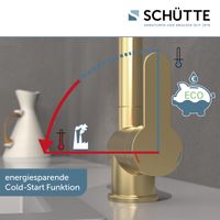 LONDON Spültischarmatur, Gold matt, mit herausziehbarem Auslauf