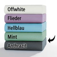 Mikrofaser-Interlock-Spannbetttuch - ca. 180 - 200 x 200 cm