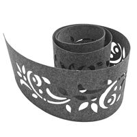 Sichtschutzstreifen Design Vlies dekor Floral1 Einzelstreifen