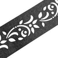 Sichtschutzstreifen Design Vlies dekor Floral1 Einzelstreifen