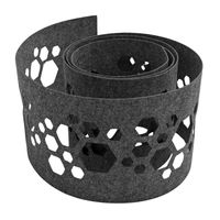 Sichtschutzstreifen Design Vlies dekor Hexagon Einzelstreifen
