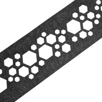 Sichtschutzstreifen Design Vlies dekor Hexagon Einzelstreifen