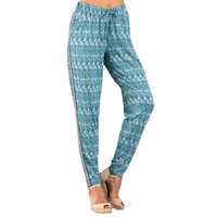 Trendige Hose mit Kordelzug und Glitzerstreifen