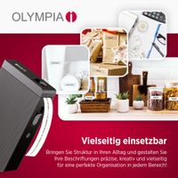 Etikettendrucker OLYMPIA P22 schwarz
