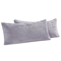 Coral-Fleece-Kissenbezüge 2er-Set - ca. 40 x 80 cm