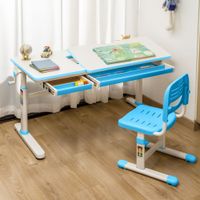 Kinderschreibtisch Sauda 120x60 cm Blau