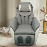 Elektrischer Massagesessel, ca. 95 x 72 x 102 cm - braun / grau