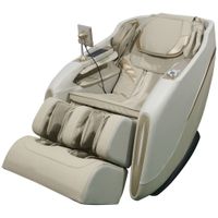 Elektrischer Massagesessel, ca. 142,5 x 74 x 102 cm - schwarz / beige