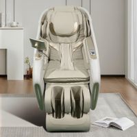 Elektrischer Massagesessel, ca. 142,5 x 74 x 102 cm - schwarz / beige