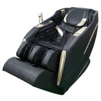 Elektrischer Massagesessel, ca. 142.5 x 74 x 102 cm - schwarz / beige