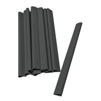 Sichtschutzstreifen Klemmschiene für Zaunblende Anthrazit 20er Pack