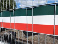 Sichtschutzstreifen Fanartikel Italien für Doppelstabmatten Akzentstreifen