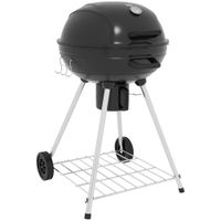 Holzkohlegrill, Campinggrill mit Grillrost, Ablage, Gartengrill mit Aschefänger