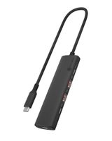IB-HUB1437-CPD, 4-Port USB 3.2 Gen 2 Hub, 10 Gbit/s, 2x Type-C® + 2x Type-A, 1x USB PD 100 W